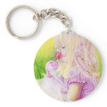 Little Spring Fairy Rose Keychain