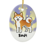 Little Star Akita Inu / Shiba Inu (add pets name) ornaments