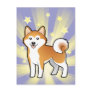 Little Star Akita Inu / Shiba Inu Postcards