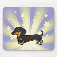 Little Star Dachshund (smooth coat) Mousemat