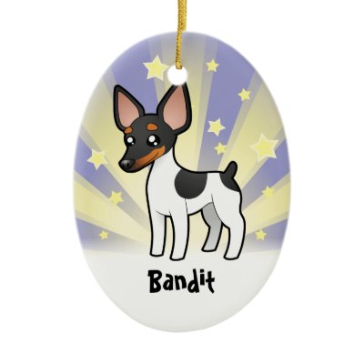 Little Star Rat Terrier / Toy Fox Terrier Christmas Tree Ornaments