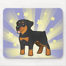 Little Star Rottweiler Mouse Mat