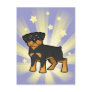 Little Star Rottweiler Postcards