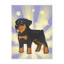 Little Star Rottweiler Postcards