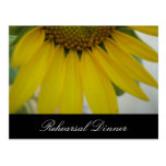 Little Sunflower Wedding Postcard
