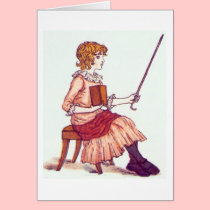 Little Teacher, Greeting Card cards