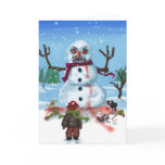 Little Timothys LAST Snowman Card