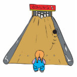 little tot bowling gutter ball photo sculptures