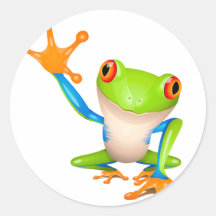Little tree frog stickers