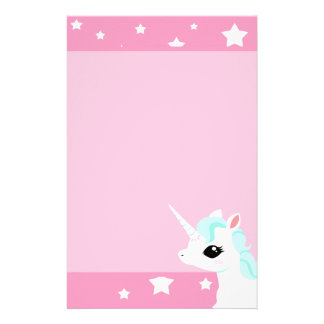 Unicorn Custom Stationery, Unicorn Stationery Templates