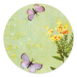 Little Vintage Butterflies stickers