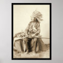 Little, Wearing Headdress at Wounded Knee SD 1890 posters