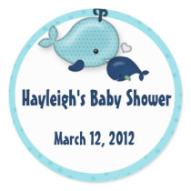 Little Whale Baby Mummy Kiss Sticker