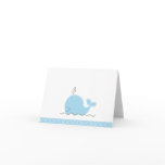 Little Whale Customised Note Card