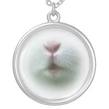 Little White Bunny Nose Necklace