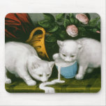 Little White Kitties - Into Mischief mousepads