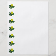 Little Yellow Dahlia Personalized Flyer