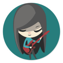 Little Z Round Sticker