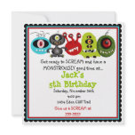 LittleBeane Monsters Invitation
