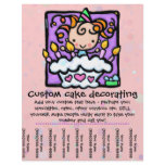 LittleGirlie Cake Decorator tear sheet flyer