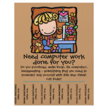 LittleGirlie computer business tear sheet