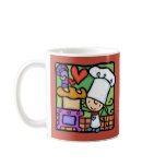 LittleGirlie loves to bake artisan bread bakery Coffee Mug