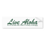 Live Aloha Design Items by Paul Klink bumper stickers