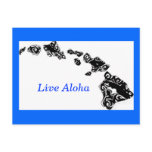 Live Aloha hawaiian islands postcards
