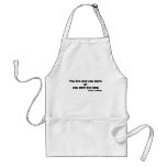 Live and Learn quote aprons