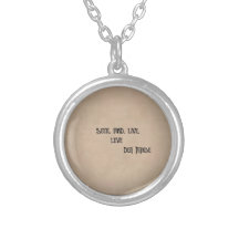 live find seek love custom necklace