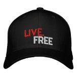 LIVE.FREE CAP embroidered hats