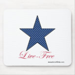 Live Free Mouse Pad mousepads