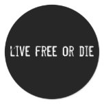 live free or die sticker