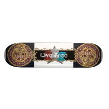 Live Free Skate Board Decks