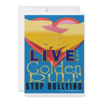 live golden rule stop bullying invitation