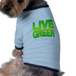 live green pet shirt