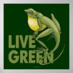 Live Green Eco posters
