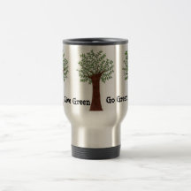 Live Green, Go Green Mugs