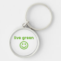 Live Green Pro Environment Eco Friendly Renewable Key Chains