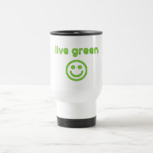 Live Green Pro Environment Eco Friendly Renewable Coffee Mugs