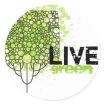 Live Green Sticker