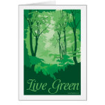Live Green - Tree Hugger cards