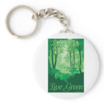 Live Green - Tree Hugger keychains
