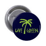 Live Green Tree Hugger Pin