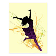Live healthy, be free! post card