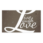 LIVE LAUGH LOVE business cards