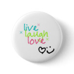 live, laugh, love buttons