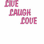 LIVE LAUGH LOVE EMBROIDERED SHIRT embroidered shirts