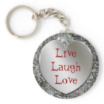 Live Laugh Love Keychain