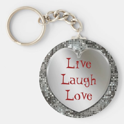 Live Laugh Love Keychain